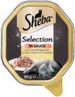 Sheba Selection in Sauce mit Poulardehäppchen 85 g Schale